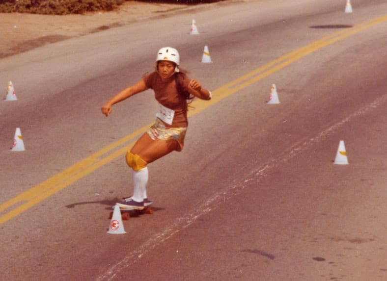 Skateuse des années 70