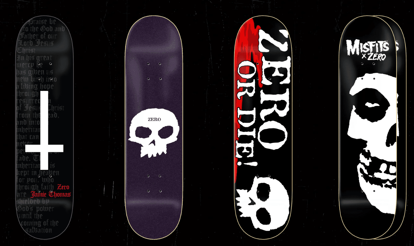 Planches de skateboard de la marque ZERO