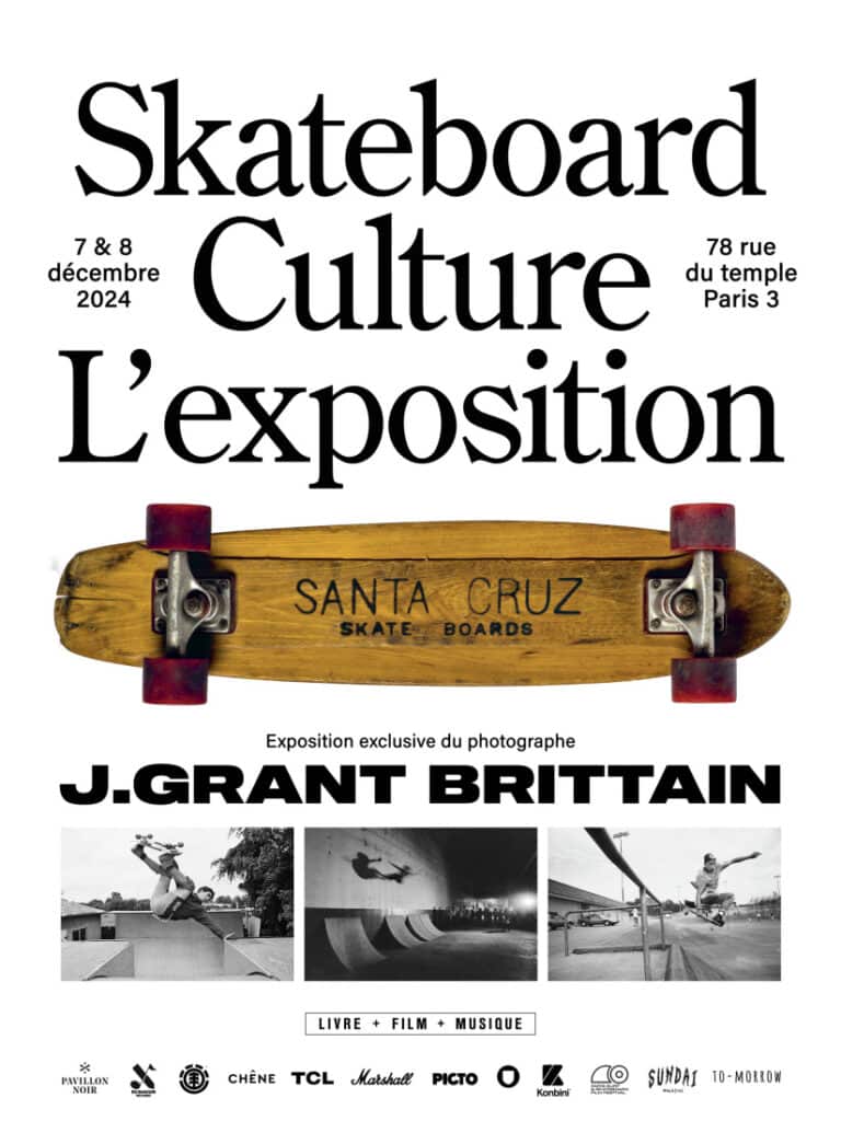 Affiche de Exposition Skateboard Culture à Paris