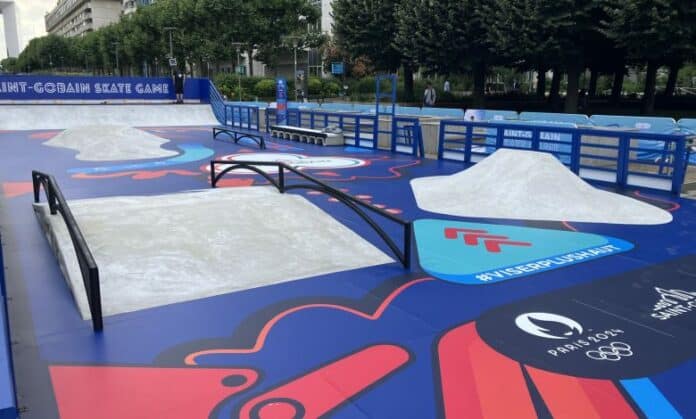 skatepark imprimé en 3D pour les Jeux olympiques de Paris